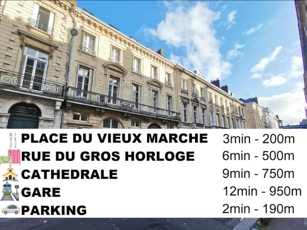 דירות Le Palm ✧ Duplex Centre Historique רואן מראה חיצוני תמונה